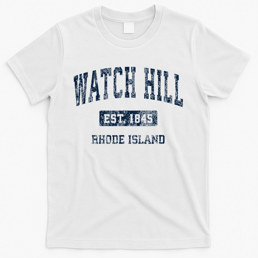 Watch Hill Rhode Island RI Vintage Athletic Sports Design T-Shirt