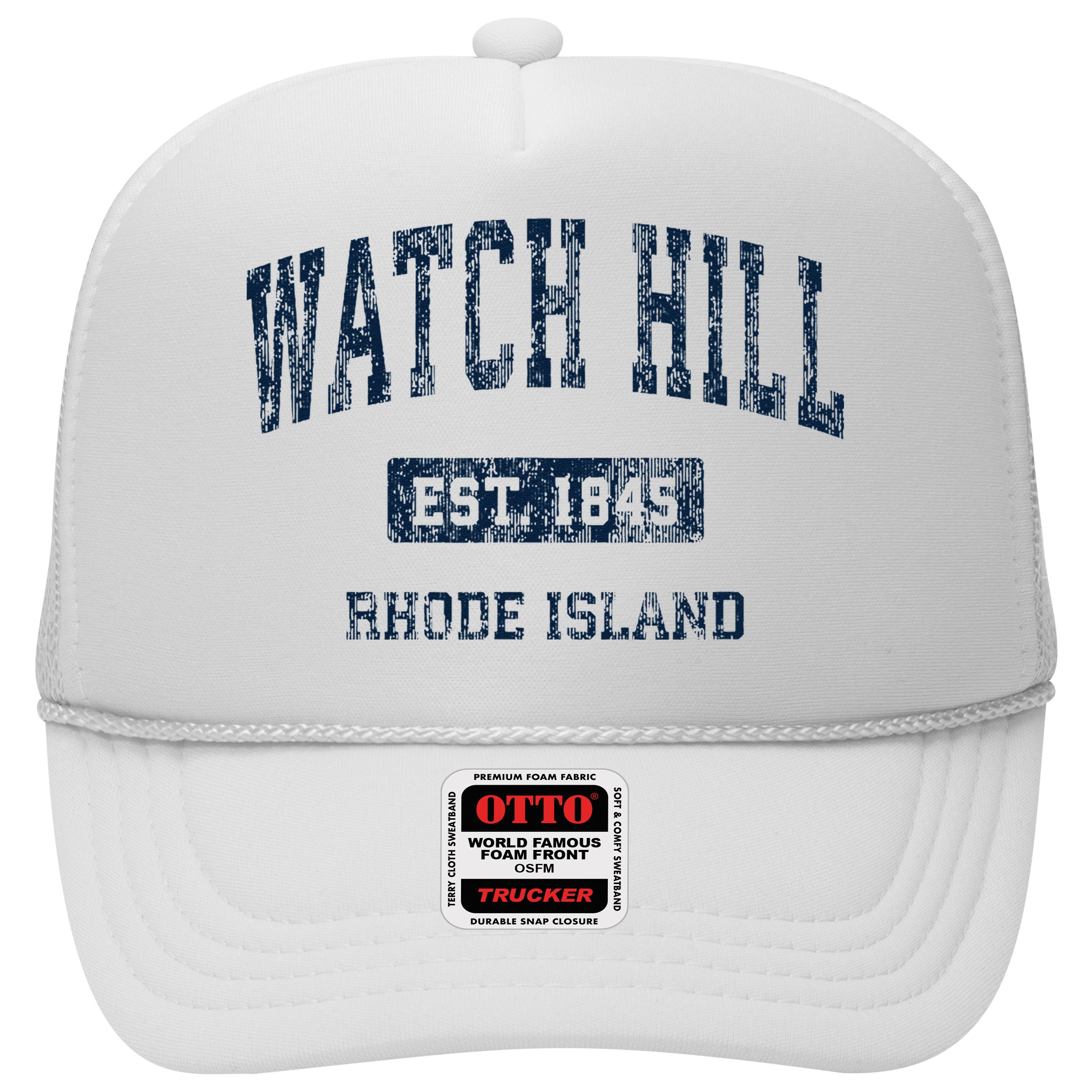 Watch Hill Rhode Island RI Vintage Athletic Sports Design Hat