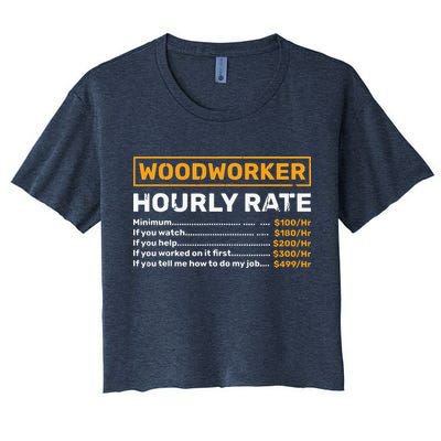 Woodworker Hourly Rate Woodworking Crop Top