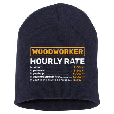 Woodworker Hourly Rate Woodworking Short Acrylic Beanie