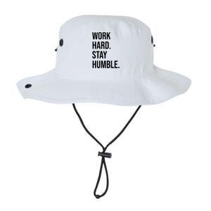 Work Hard Stay Humble Gym Motivational Funny Gift Legacy Cool Fit Booney Bucket Hat