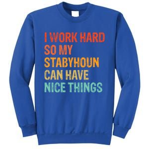 Work Hard So My Stabyhoun Can Have Nice Things Gift Sweatshirt