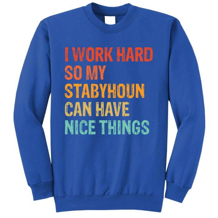 Work Hard So My Stabyhoun Can Have Nice Things Gift Sweatshirt