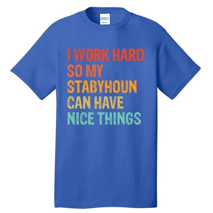 Work Hard So My Stabyhoun Can Have Nice Things Gift Tall T-Shirt