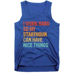 Work Hard So My Stabyhoun Can Have Nice Things Gift Tank Top