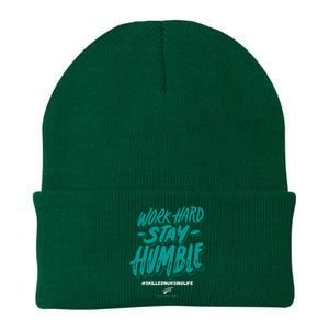 Work Hard Stay Humble Folsom Care Center Knit Cap Winter Beanie