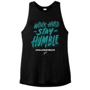 Work Hard Stay Humble Folsom Care Center Ladies PosiCharge Tri-Blend Wicking Tank