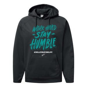 Work Hard Stay Humble Folsom Care Center Performance Fleece Hoodie