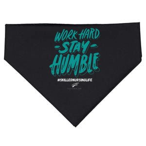 Work Hard Stay Humble Folsom Care Center USA-Made Doggie Bandana