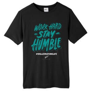 Work Hard Stay Humble Folsom Care Center Tall Fusion ChromaSoft Performance T-Shirt