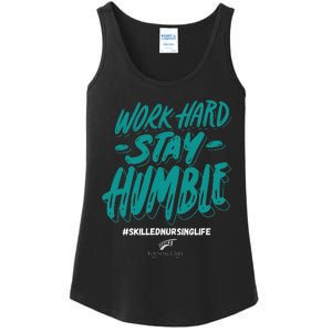 Work Hard Stay Humble Folsom Care Center Ladies Essential Tank