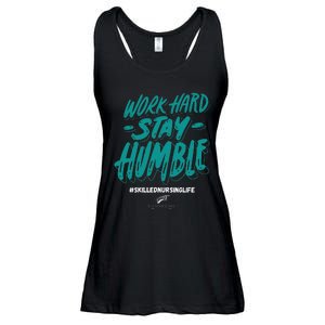 Work Hard Stay Humble Folsom Care Center Ladies Essential Flowy Tank