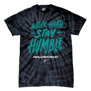 Work Hard Stay Humble Folsom Care Center Tie-Dye T-Shirt