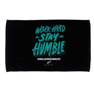 Work Hard Stay Humble Folsom Care Center Microfiber Hand Towel