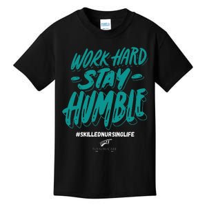 Work Hard Stay Humble Folsom Care Center Kids T-Shirt