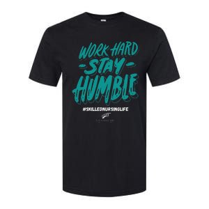 Work Hard Stay Humble Folsom Care Center Softstyle CVC T-Shirt