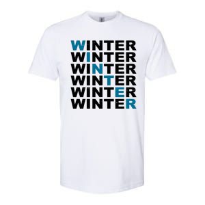 Winter Holiday Season Retro Softstyle CVC T-Shirt