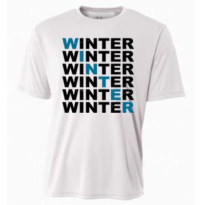 Winter Holiday Season Retro Cooling Performance Crew T-Shirt