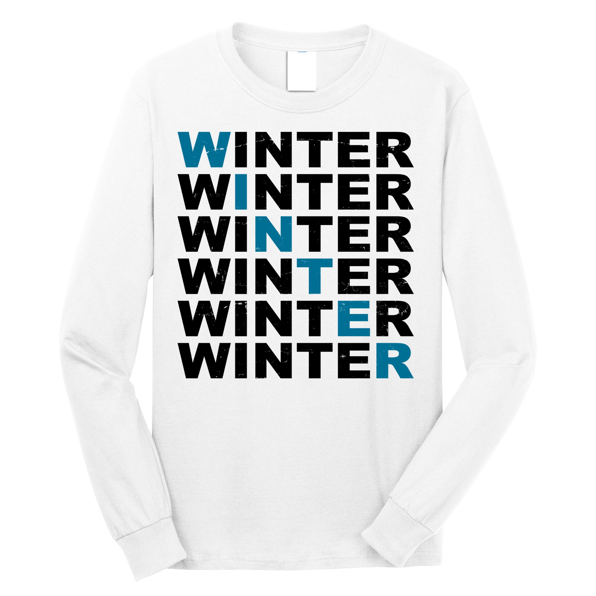 Winter Holiday Season Retro Long Sleeve Shirt