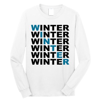 Winter Holiday Season Retro Long Sleeve Shirt