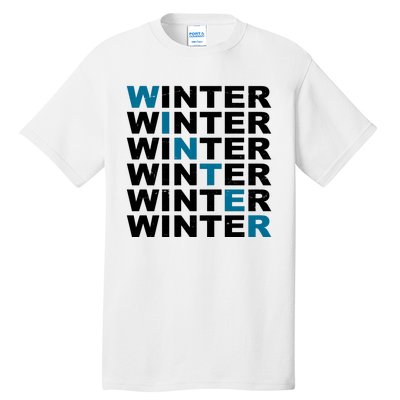 Winter Holiday Season Retro Tall T-Shirt