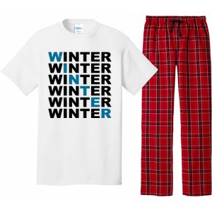 Winter Holiday Season Retro Pajama Set