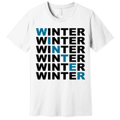 Winter Holiday Season Retro Premium T-Shirt