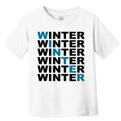 Winter Holiday Season Retro Toddler T-Shirt