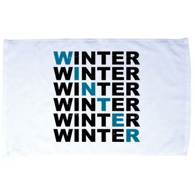 Winter Holiday Season Retro Microfiber Hand Towel