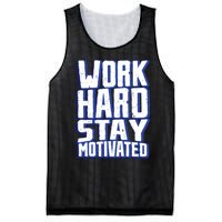 Work Hard Stay Motivated Mesh Reversible Basketball Jersey Tank