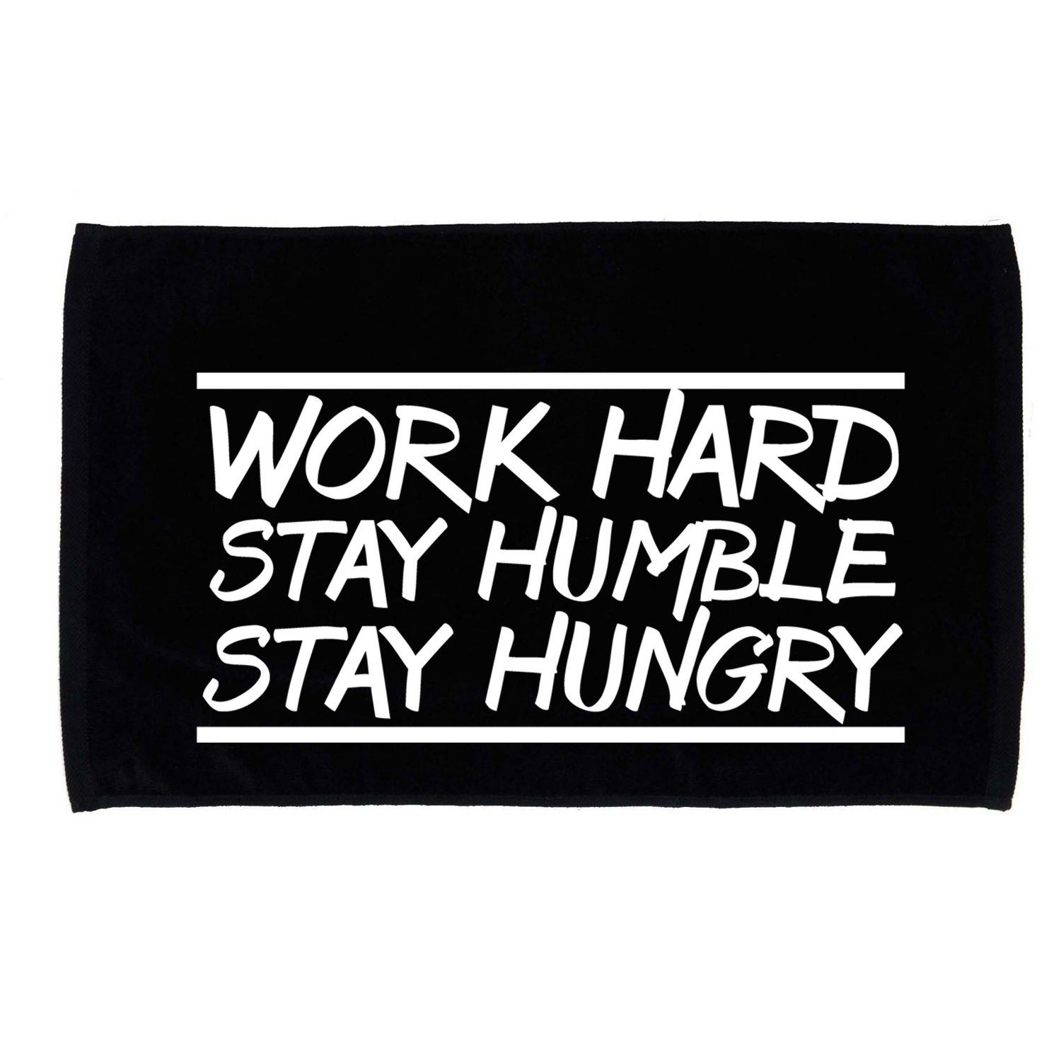 Work Hard Stay Humble And Hungry Elite Athlete Team Gift Microfiber Hand Towel