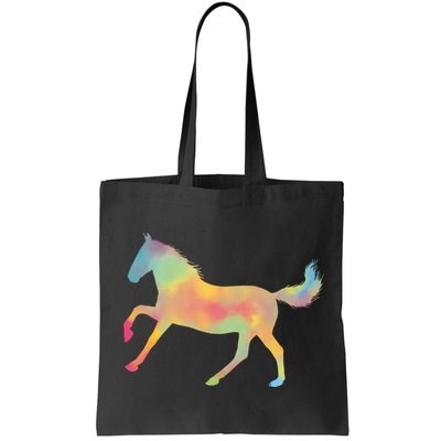 Watercolor Horse Silhouette Bag