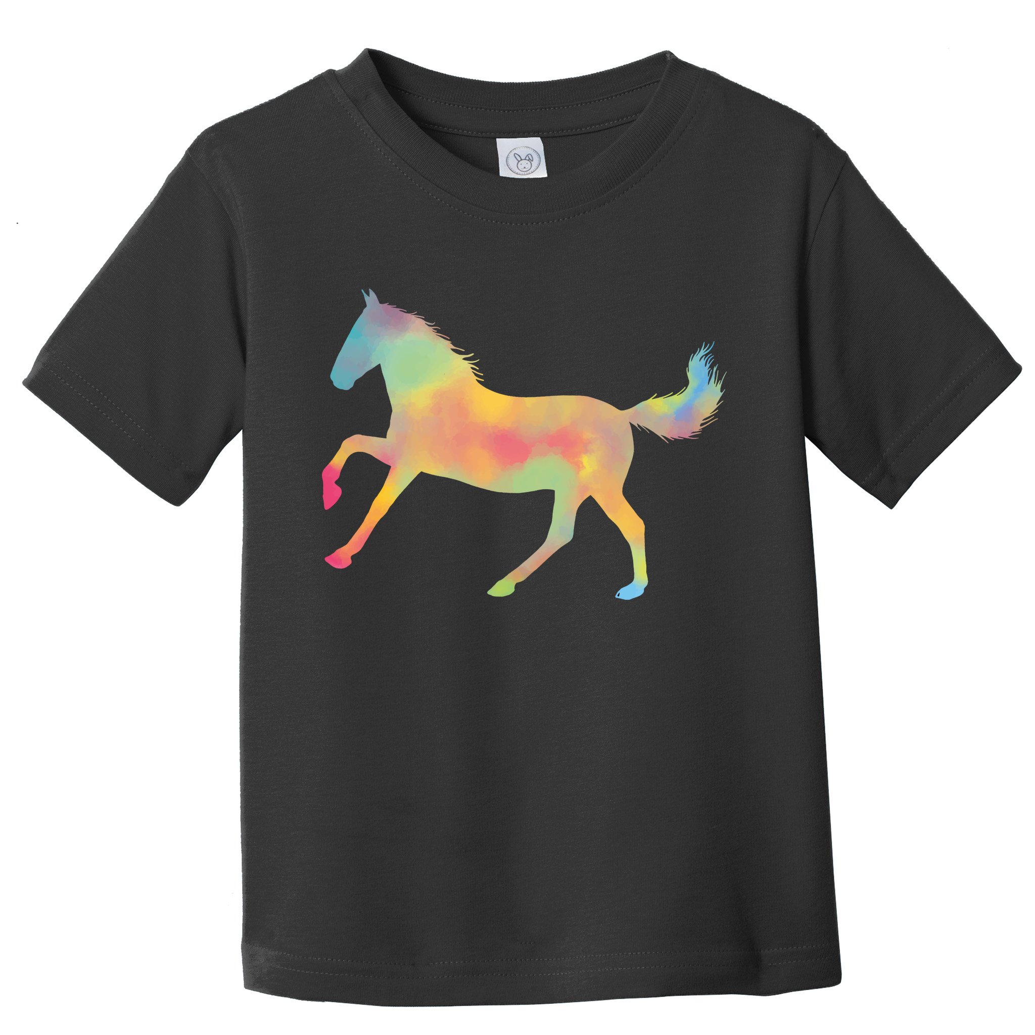 Watercolor Horse Silhouette Toddler T-Shirt