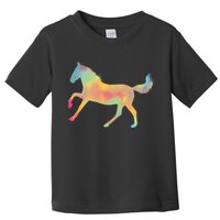 Watercolor Horse Silhouette Toddler T-Shirt