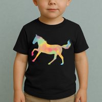 Watercolor Horse Silhouette Toddler T-Shirt