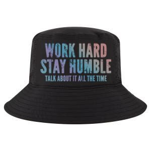 Work Hard Stay Humble Light Cool Gift Cool Comfort Performance Bucket Hat