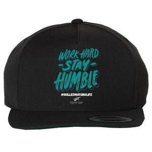 Work Hard Stay Humble Folsom Care Center Wool Snapback Cap