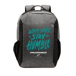 Work Hard Stay Humble Folsom Care Center Vector Backpack