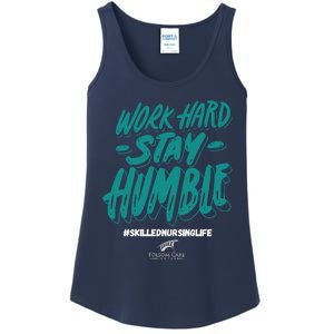 Work Hard Stay Humble Folsom Care Center Ladies Essential Tank