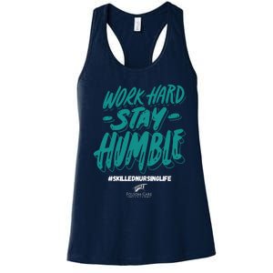 Work Hard Stay Humble Folsom Care Center Women's Racerback Tank