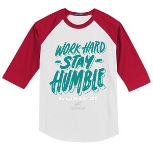 Work Hard Stay Humble Folsom Care Center Kids Colorblock Raglan Jersey