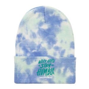 Work Hard Stay Humble Folsom Care Center Tie Dye 12in Knit Beanie