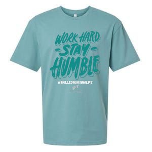 Work Hard Stay Humble Folsom Care Center Sueded Cloud Jersey T-Shirt