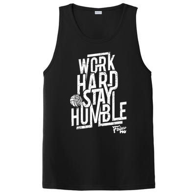 Work Hard Stay Humble Volleyball Gift PosiCharge Competitor Tank