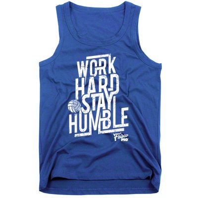 Work Hard Stay Humble Volleyball Gift Tank Top