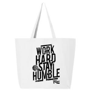 Work Hard Stay Humble Volleyball Gift 25L Jumbo Tote