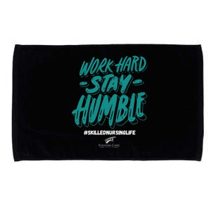 Work Hard Stay Humble Folsom Care Center Gift Microfiber Hand Towel