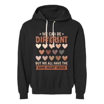 We Have The Same Heart Inside Black History Month Garment-Dyed Fleece Hoodie