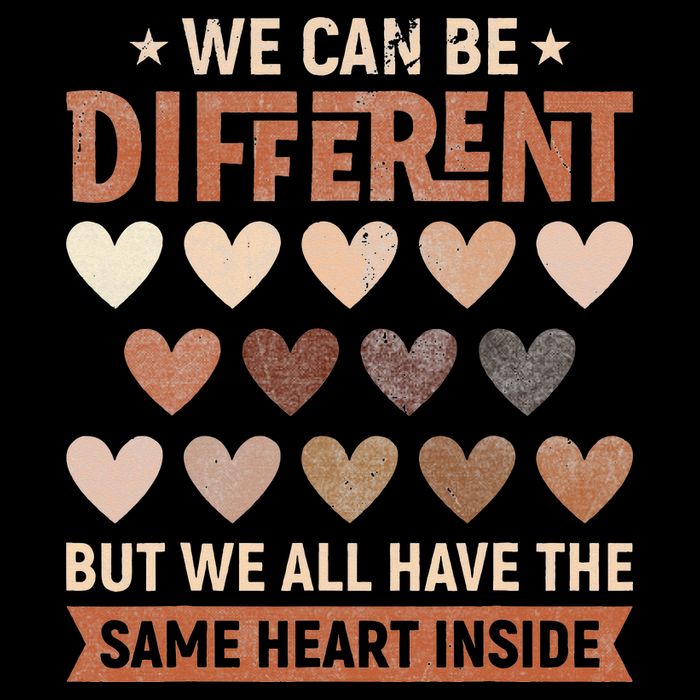 We Have The Same Heart Inside Black History Month Flexfit Unipanel Trucker Cap
