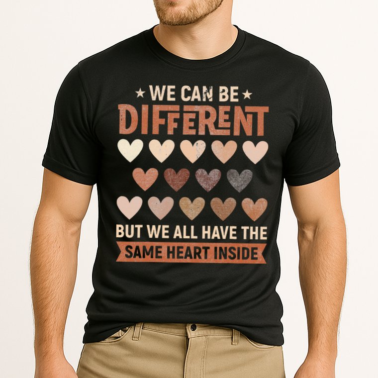We Have The Same Heart Inside Black History Month Performance Shirt